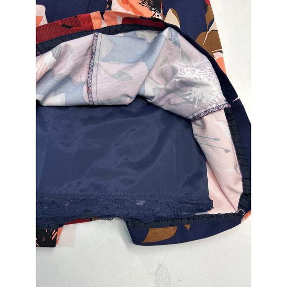 Trina Turk Devoted Floral-Print Pleated Sleeveless Dress, Multi. Size 14 - Picture 8 of 9